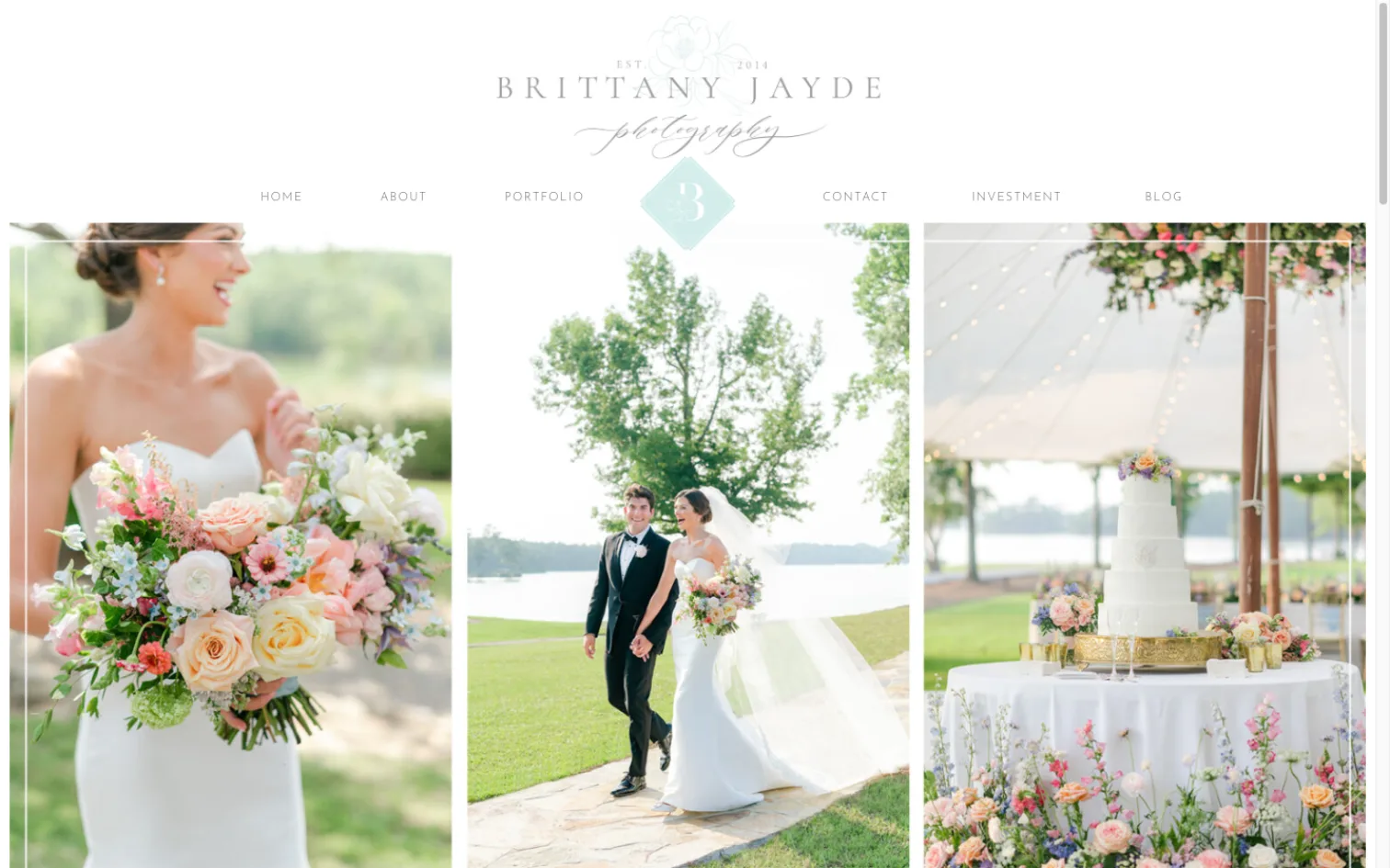Brittany Jayde Photography website by Phaseable