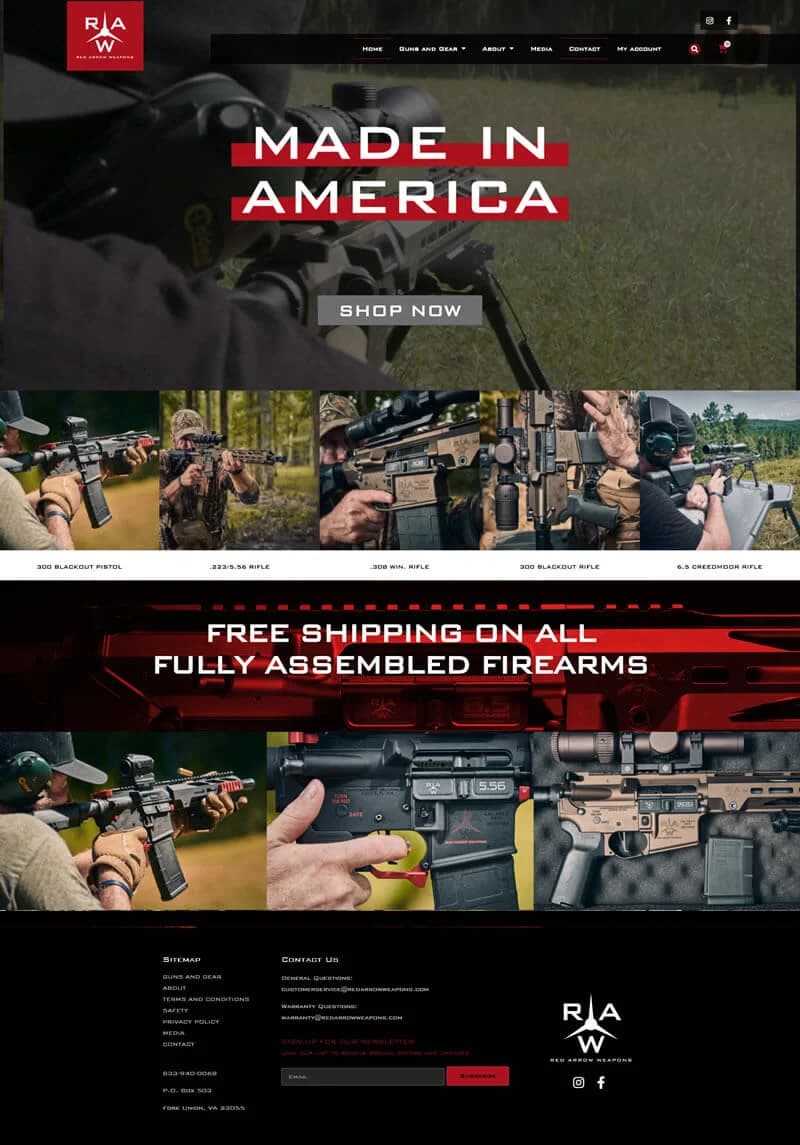 Red Arrow Weapons